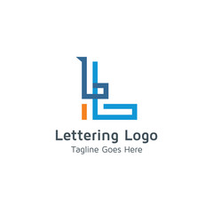 Lettering L Vector