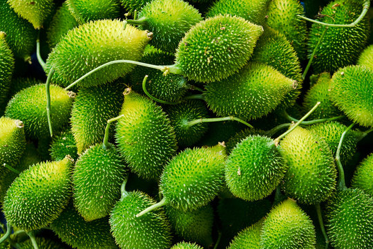 Thumba Karawila Green Asian Fruit Top Down View