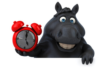 Fun horse - 3D Illustration