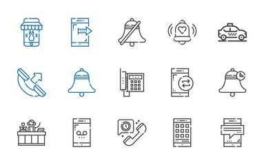call icons set