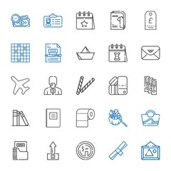 paper icons set