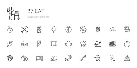 eat icons set