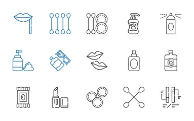 cosmetic icons set