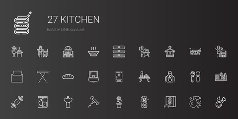 kitchen icons set