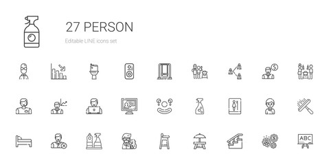 person icons set