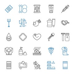 Fototapeta premium care icons set