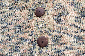 knitted fabric texture, buttons