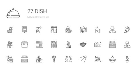 dish icons set © NinjaStudio