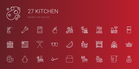 kitchen icons set