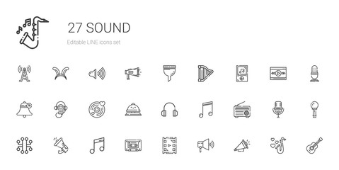 sound icons set