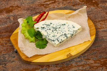 Blue cheese slice