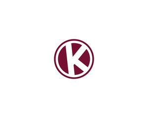 k letter k logo design and vector