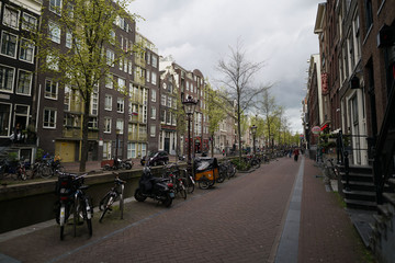 rue et velos &agrave; Amsterdam
