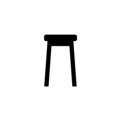 stool icon. vector illustration