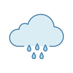 Rain color icon