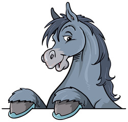 cute horse vector