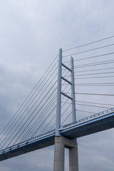 Strelasund Crossing Bridge in city Stralsund, Germany