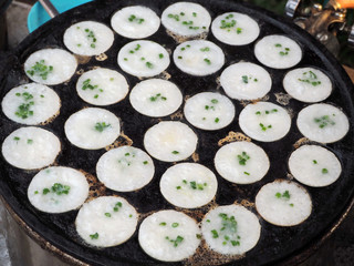 Authentic Thai Dessert - Coconut Pancakes 