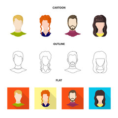 Vector design of professional and photo sign. Collection of professional and profile vector icon for stock.