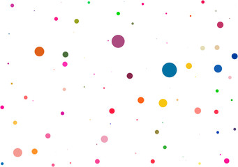 bright rainbow vector background shot of party popper