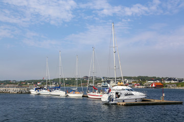 Fototapeta premium Summer in marina