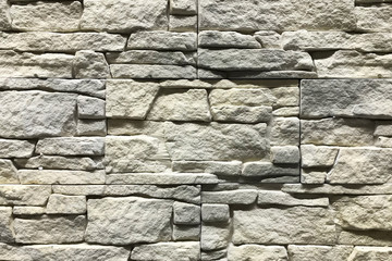 Stone wall with rectangle stones interior craft design