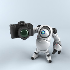 Big robot - 3D Illustration