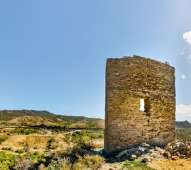 Naklejka premium Fortress Bebristsikhe Nazihari, Mtskheta, Georgia.
