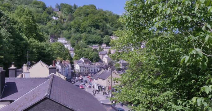 View of Matlock Bath, Derbyshire Dales, Derbyshire, England, UK, Europe
