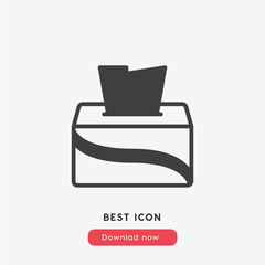 napkin icon vector