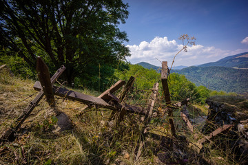 Alsace Mountain vogesen world war one memorial ruins