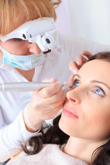 permanent makeup treatment