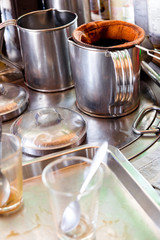 Traditional Thai tea Equipment