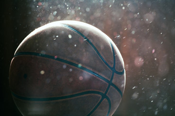 basketball ball dust dynamic