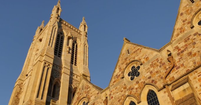 St Francis Xavier Cathedral on Victoria Square, Adelaide, South Australia, Australia 