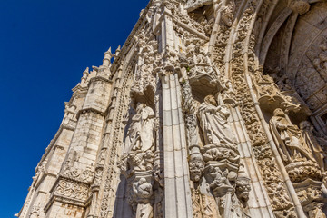 The Jeronimos Monastery and the Church of Santa Maria in Belem, Lisbon, Portugal