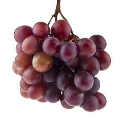 grapes isolated on white background