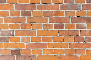Background of old brick wall pattern texture.