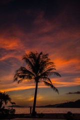 Background twilight Koh Lipe  Thailand