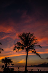 Background twilight Koh Lipe  Thailand