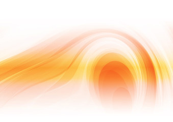 Abstract shapes on white and orange background