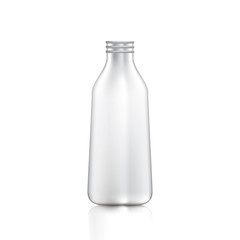White bottle packaging on a white background.