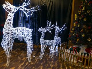 led Christmas deers