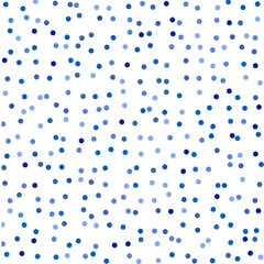 The blue confetti on a white background.      