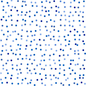 The Blue Confetti On A White Background.      