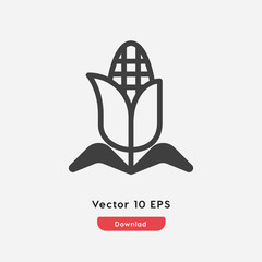 corn icon vector