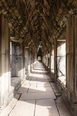 Fototapeta premium gallery of the temple, Baphuon temple, Angkor Thom, Siem Reap, Cambodia, Asia