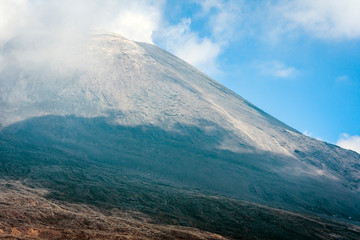 Naklejka na ściany i meble Mount Etna, active volcano on the east coast of Sicily, Italy.