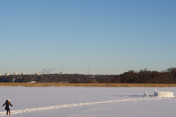 Fototapeta premium Winter Landscape of Finland