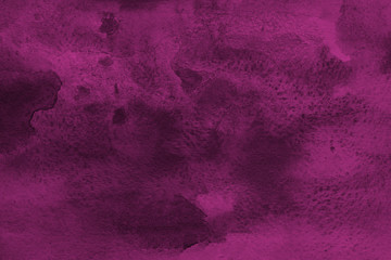 Pink bright watercolor and ink paper textures on white background. Chaotic stylish abstract organic design.